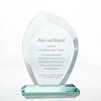 View larger image of Premium Jade Trophy - Beveled Wisp